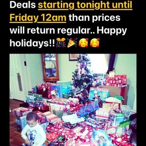 I need to make space in my house!! My sons birthday is on Christmas Day